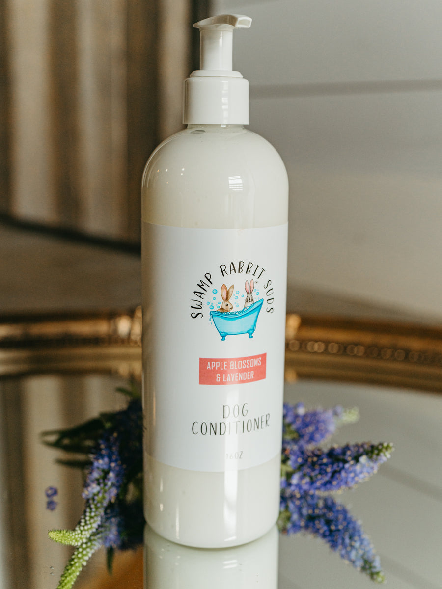 Apple Blossoms & Lavender Dog Conditioner – Swamp Rabbit Suds